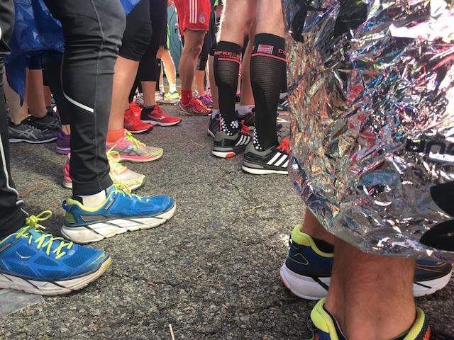 Starting line of the NYC Marathon